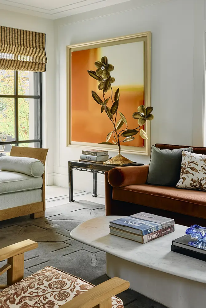Salón casa en Madrid por Isabel López-Quesada